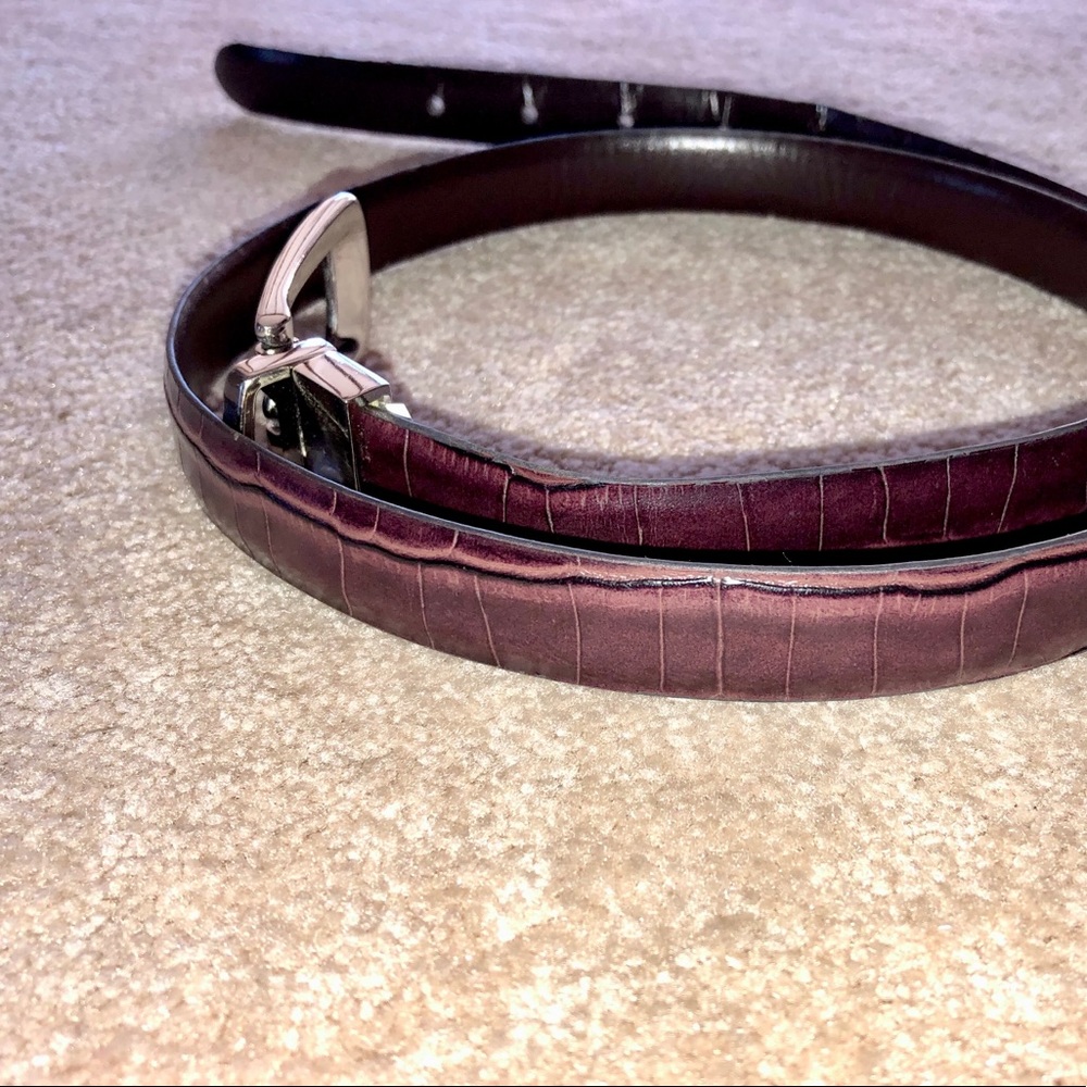 Snakeskin belt
